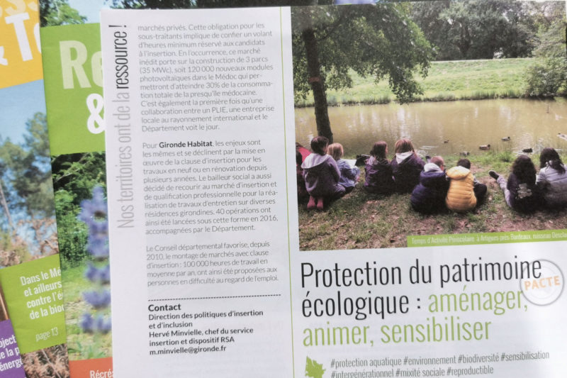 RESSOURCES & TERRITOIRES, magazine du conseil départemental de la Gironde