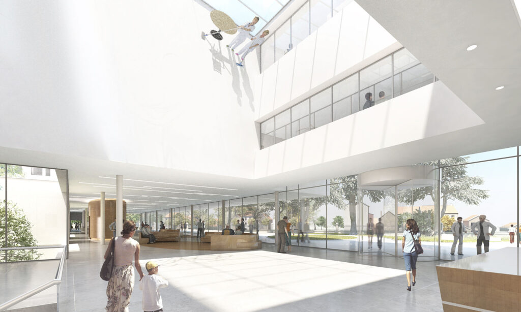 Marc Vernier,1% artistique Hôpital Robert Boulin, Libourne